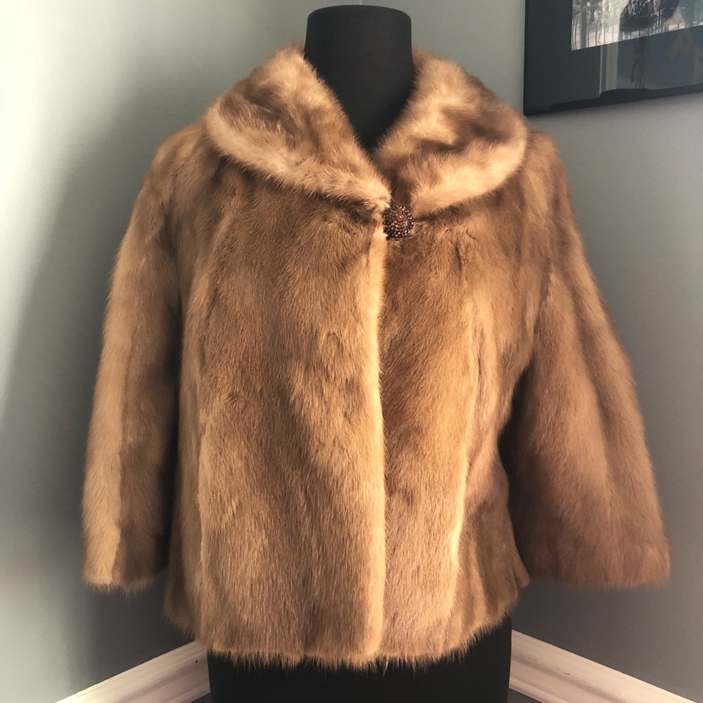 Vintage! Autumn Haze Mink Fur Jacket